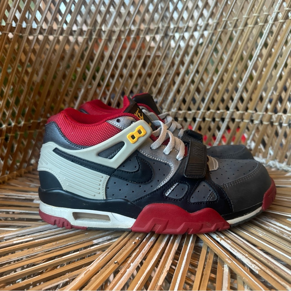 Nike Air Trainer 3 III Black Red Bo Jackson Sz 6 youth 7.5 women’s Transformer!